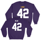 LSU Football Purple Shirsey Crew - Lane Blue | #42