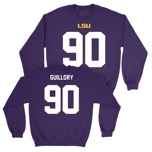 LSU Football Purple Shirsey Crew - Jacobian Guillory | #90