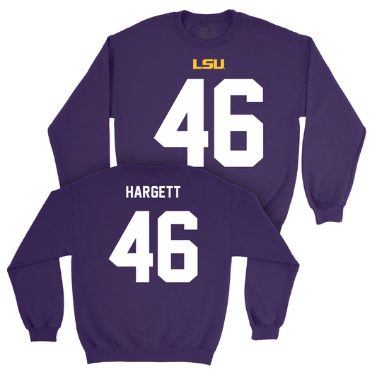 LSU Football Purple Shirsey Crew - Badger Hargett