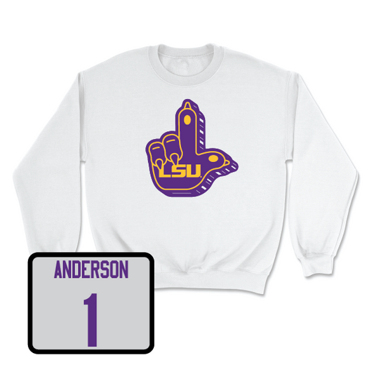 Football White "L" Paw Crew - Aaron Anderson