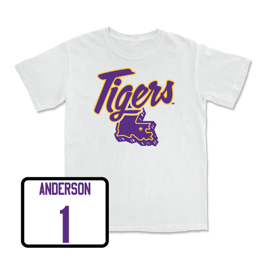 Football White Tiger State Tee - Aaron Anderson