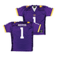 Purple LSU Football Jersey - Aaron Anderson