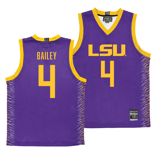 LSU Men's Basketball Purple Jersey  - Djimon Bailey