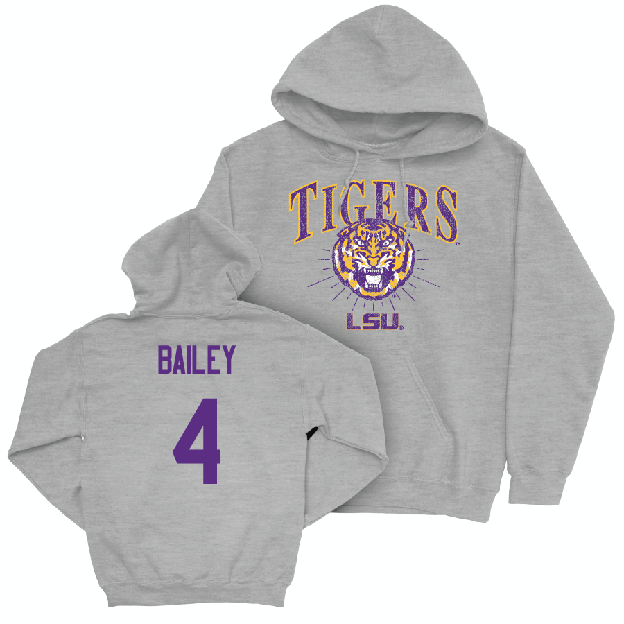 Men's Basketball Sport Grey Tigers Hoodie  - Djimon Bailey