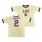 LSU Retro Ringer Tee - Amani Bartlett