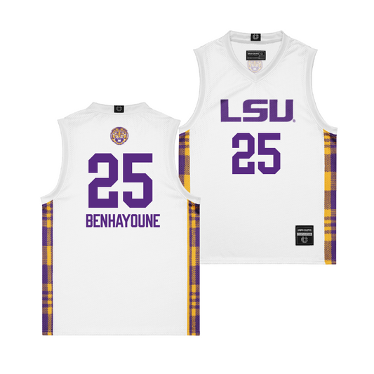 EXCLUSIVE: LSU Winter Edition Basketball Jersey - Adam Benhayoune | #25