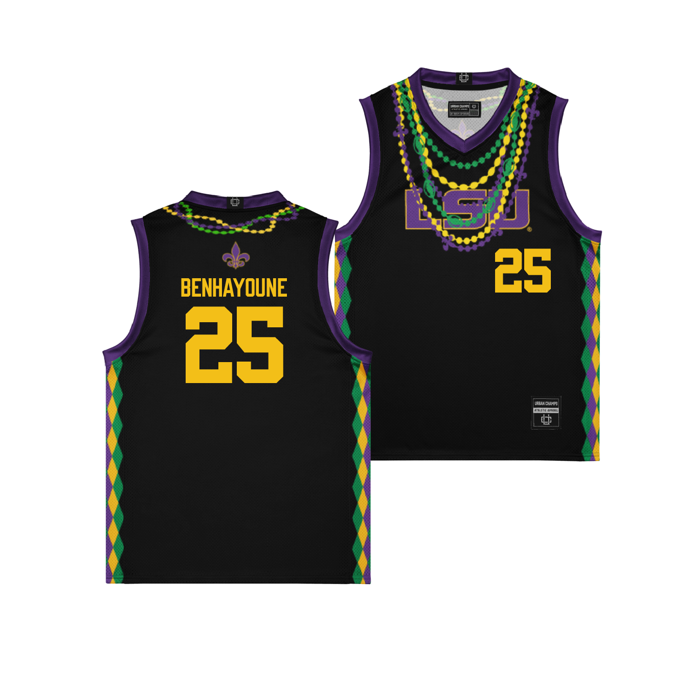 LSU Mens Basketball 2025 Campus Edition Jersey - Adam Benhayoune