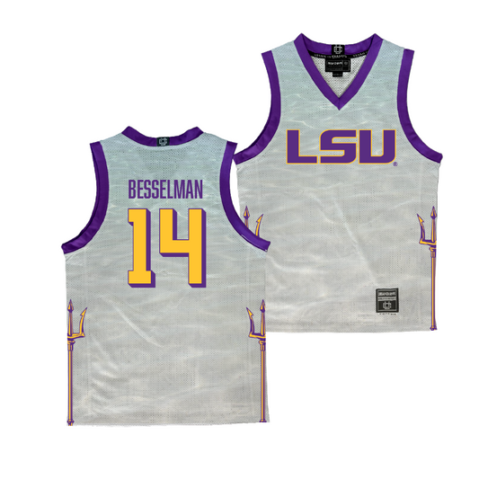 EXCLUSIVE: LSU Bahamas Women's Basketball Purple Jersey - Izzy Besselman