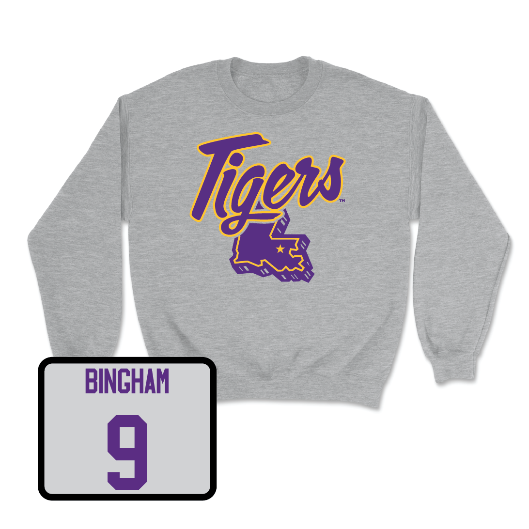 Baseball Sport Grey Tiger State Crew - Mac Bingham