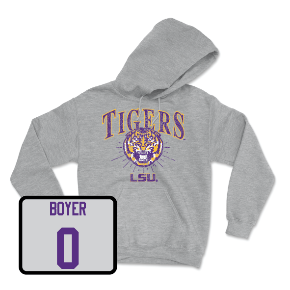 Women's Volleyball Sport Grey Tigers Hoodie - Mackenzie Boyer