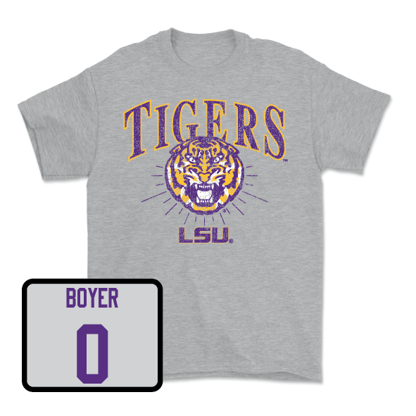 Women's Volleyball Sport Grey Tigers Tee - Mackenzie Boyer