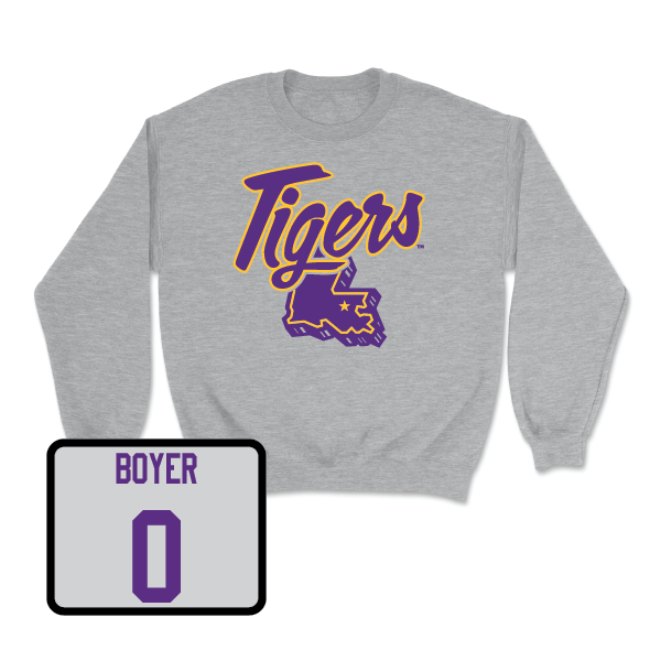 Women's Volleyball Tiger State Sport Grey Crew - Mackenzie Boyer