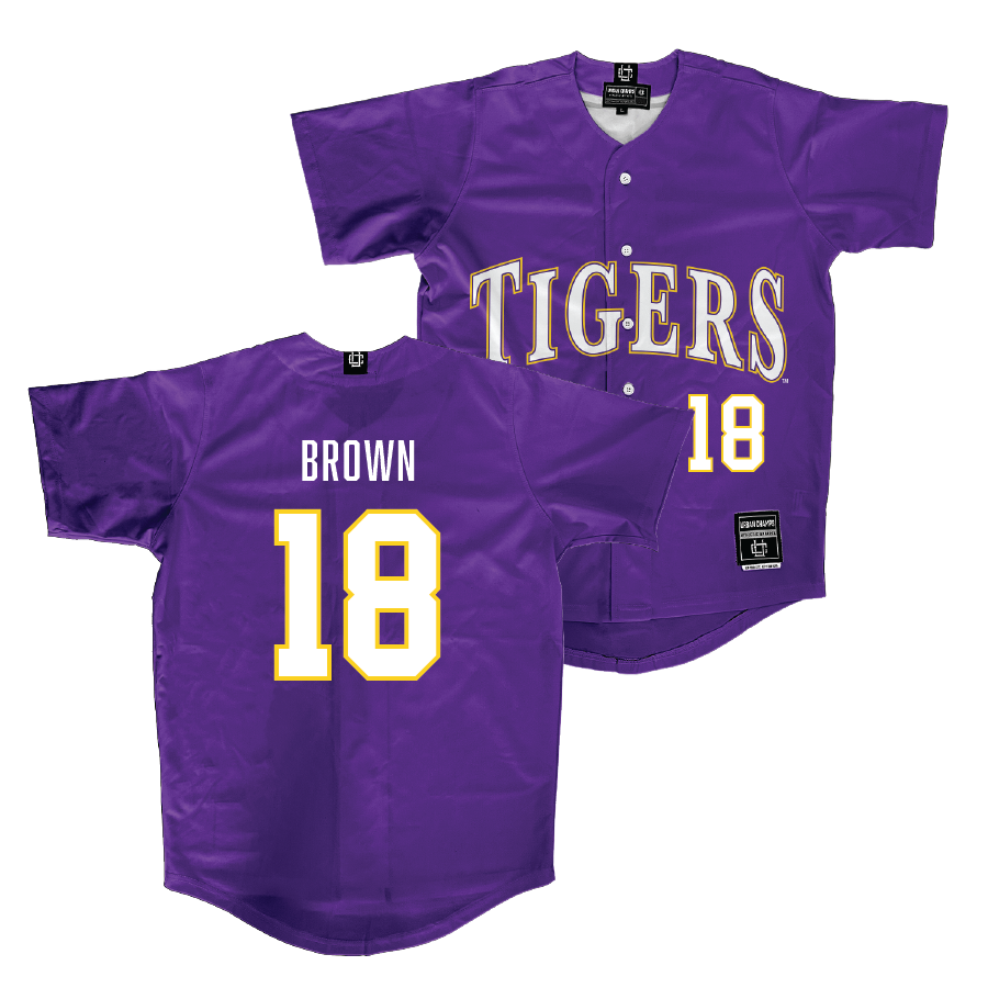 LSU Baseball Purple Jersey - Jake Brown | #18