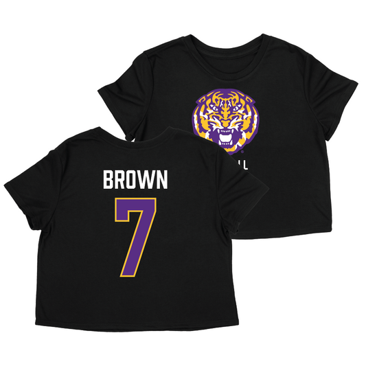 LSU Baseball Crop Top - Jake Brown | #18