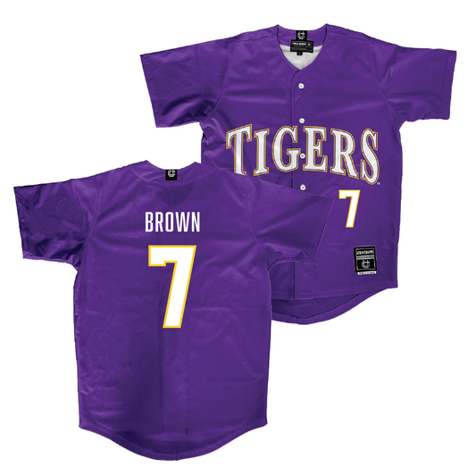 LSU Baseball Purple Jersey - Jake Brown | #18