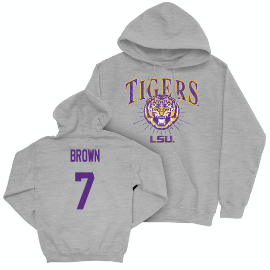 Baseball Sport Grey Tigers Hoodie - Jake Brown