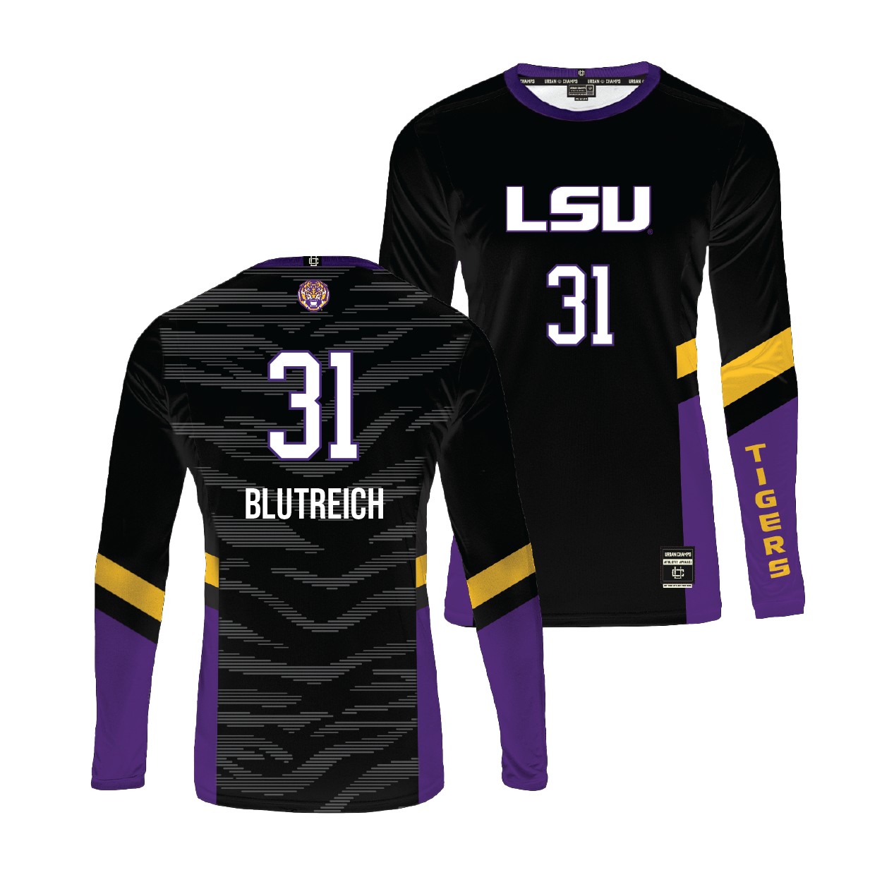 LSU Women's Beach Volleyball Black Jersey  - Brooke Blutreich