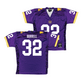 Purple LSU Football Jersey  - Aeron Burrell