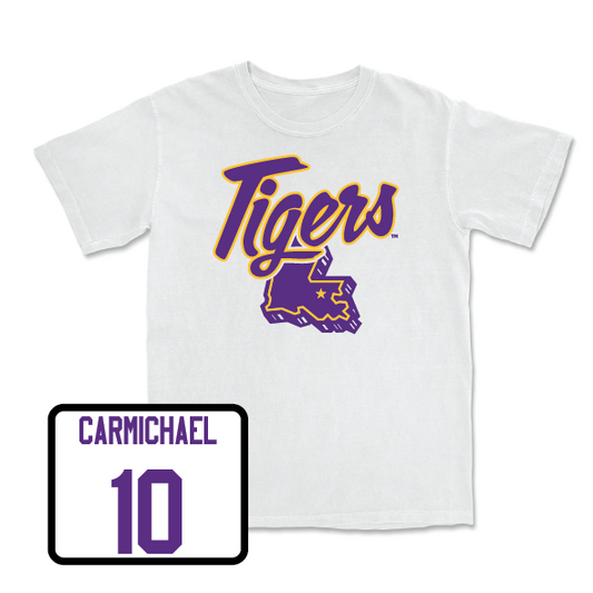 Women's Volleyball White Tiger State Tee - Erin Carmichael