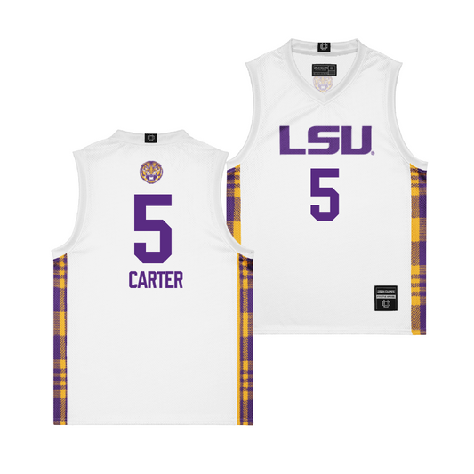 EXCLUSIVE: LSU Winter Edition Basketball Jersey  - Cam Carter