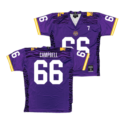 Purple LSU Football Jersey   - Will Campbell