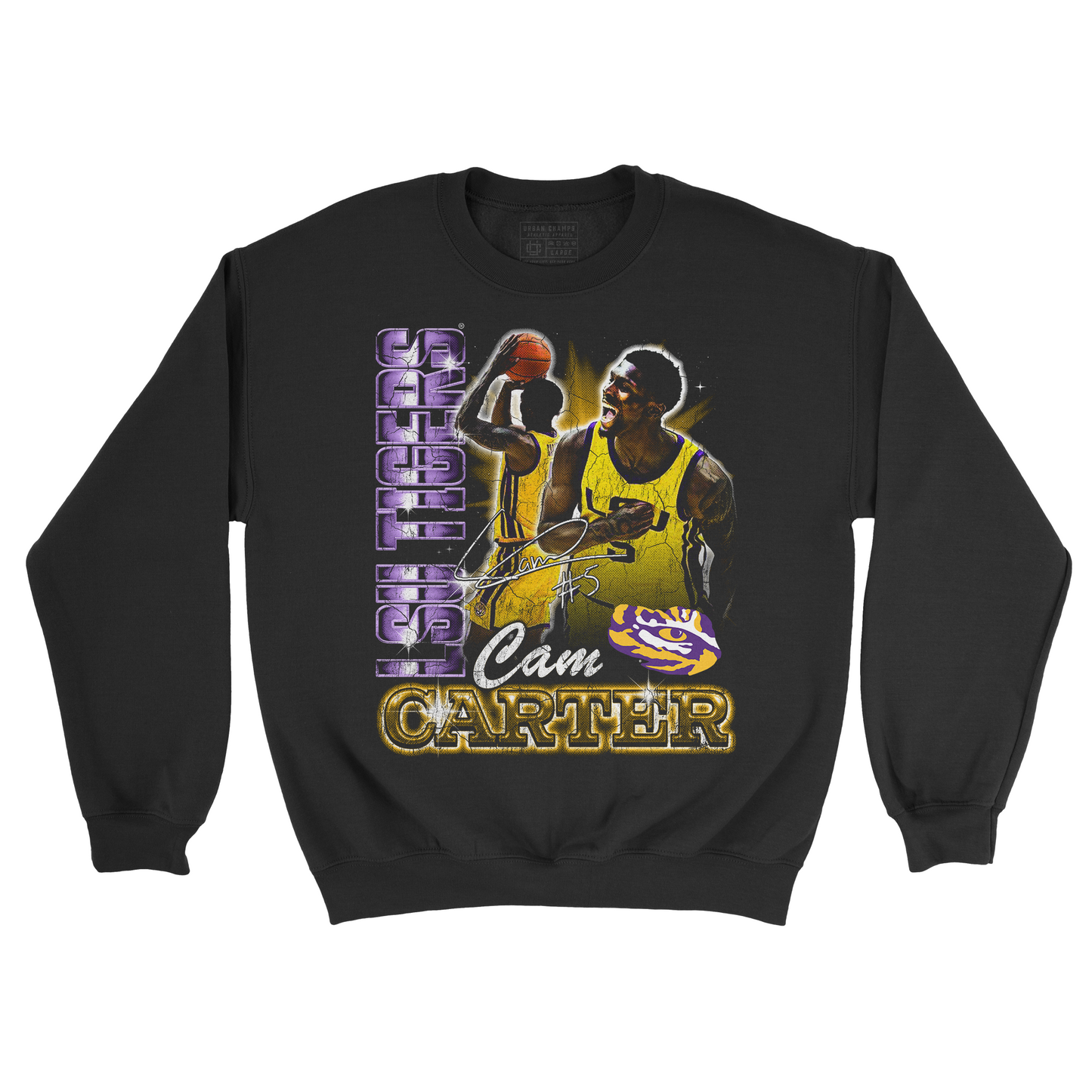 EXCLUSIVE RELEASE: Cam Carter 90s Graphic Black Crew