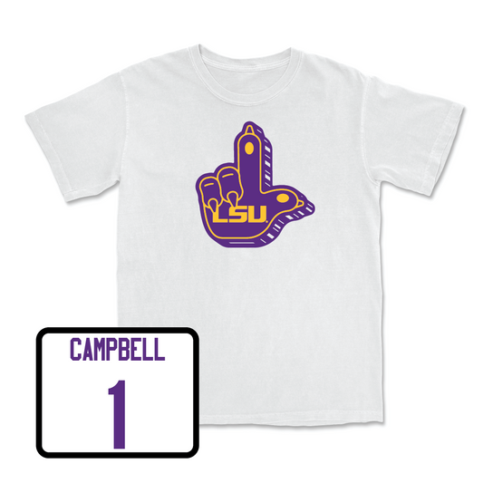 Women's Beach Volleyball Purple "L" Paw Tee  - Gracey James Campbell