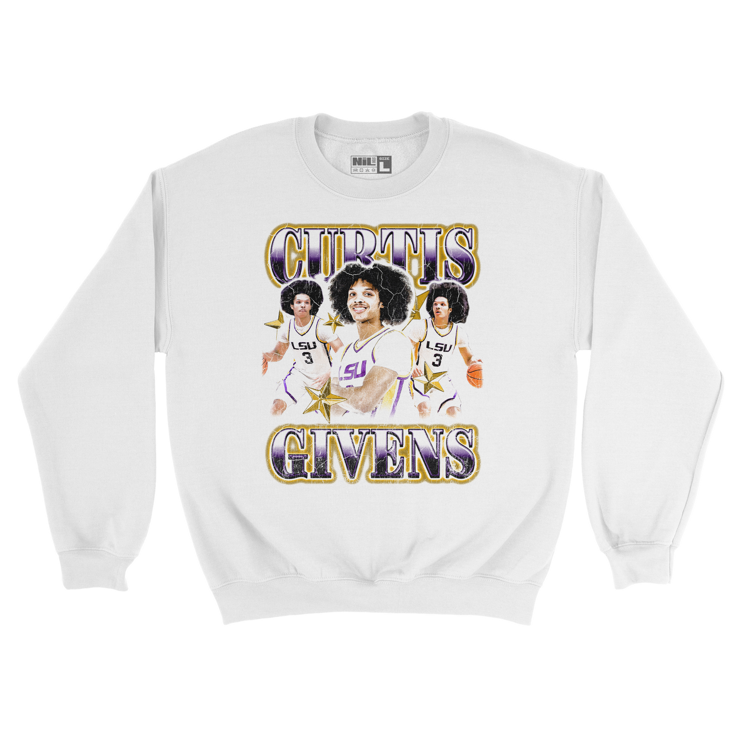 EXCLUSIVE RELEASE: Curtis Givens 90s Graphic White Crew