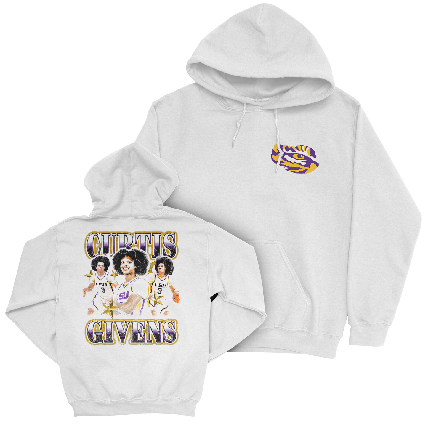 EXCLUSIVE RELEASE: Curtis Givens 90s Graphic White Hoodie