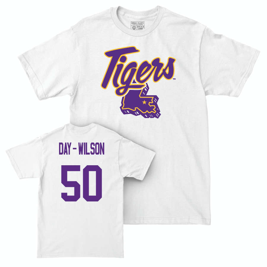 Women's Basketball White Tiger State Tee  - Shayeann Day-wilson