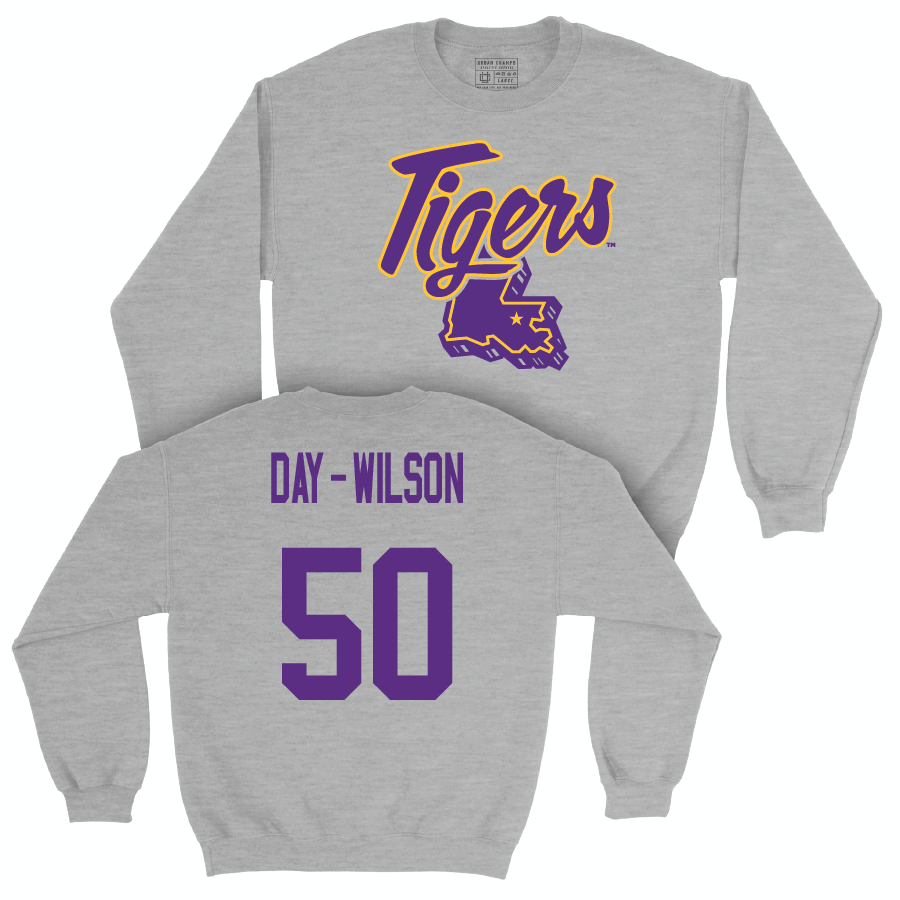 Women's Basketball Sport Grey Tiger State Crew  - Shayeann Day-wilson