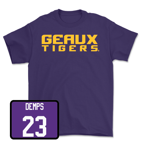 Women's Volleyball Purple Geaux Tee - Jade Demps