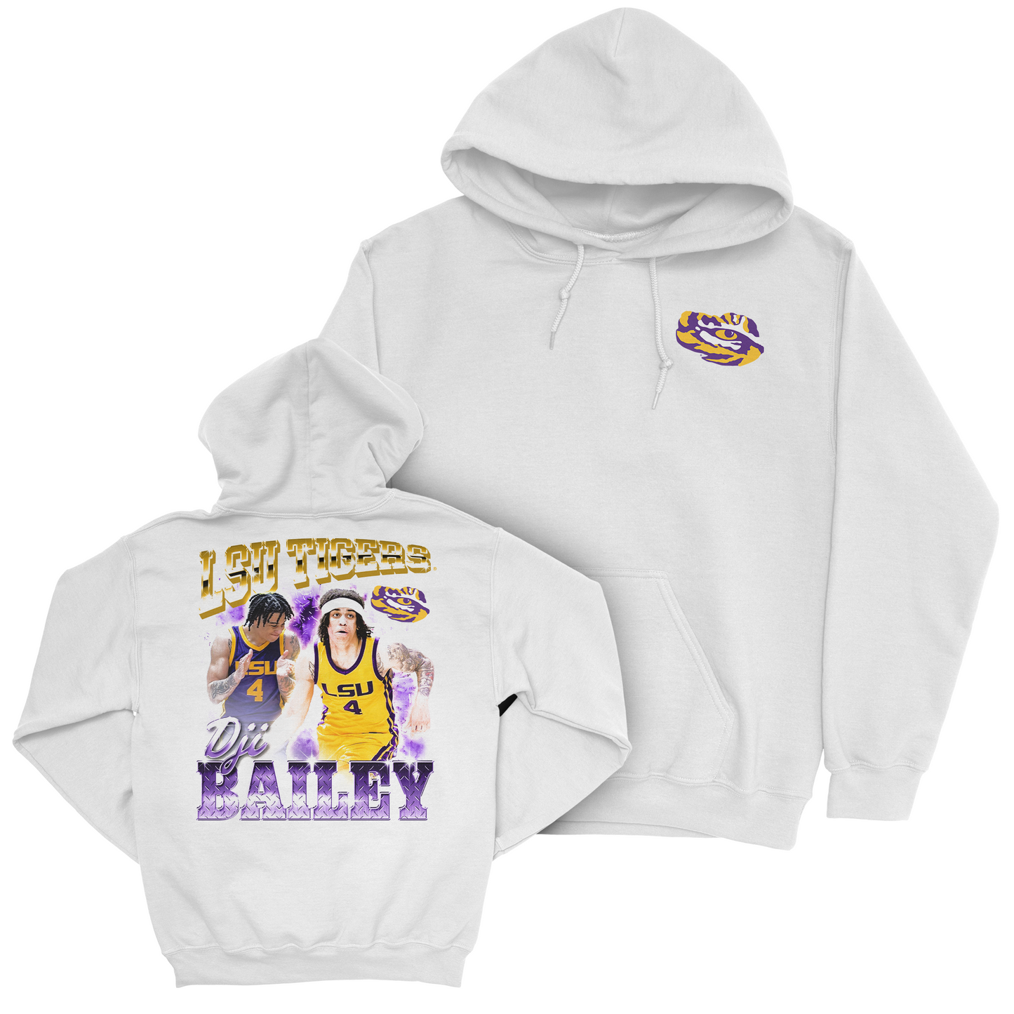 EXCLUSIVE RELEASE: Djimon Bailey 90s Graphic White Hoodie