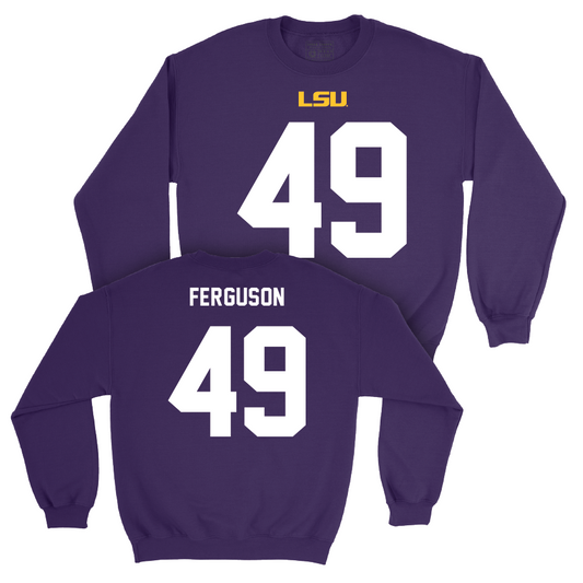 LSU Football Purple Shirsey Crew - Jonathan Ferguson | #49