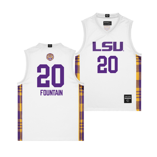 EXCLUSIVE: LSU Winter Edition Basketball Jersey - Derek Fountain | #20