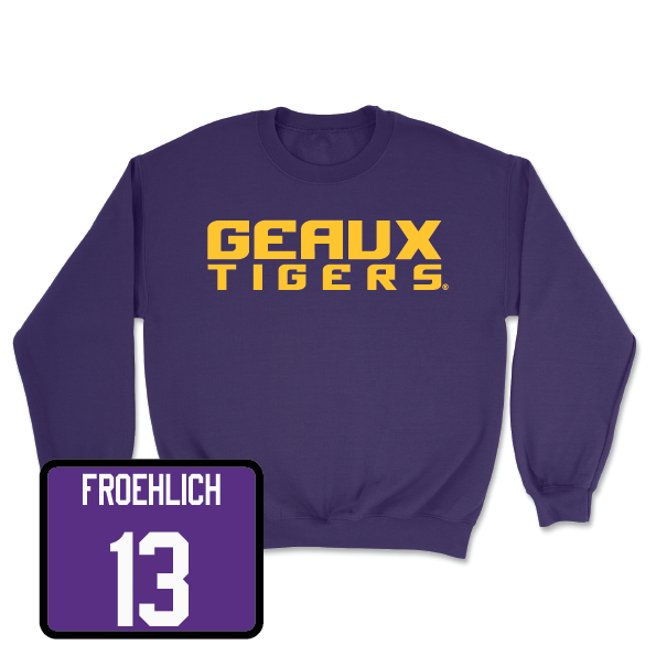 Women's Volleyball Purple Geaux Crew - AC Froehlich