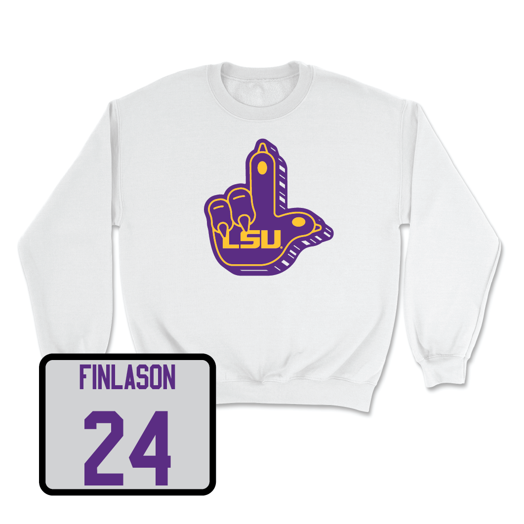 Women's Beach Volleyball Purple "L" Paw Crew  - Tatum Finlason