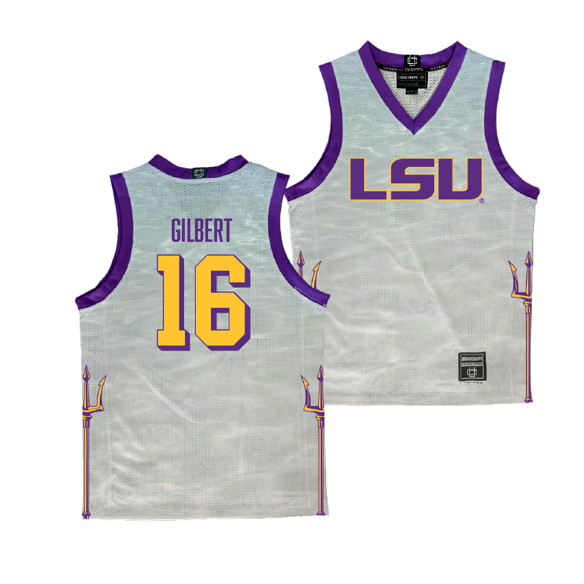 EXCLUSIVE: LSU Bahamas Women's Basketball Purple Jersey  - Kailyn Gilbert