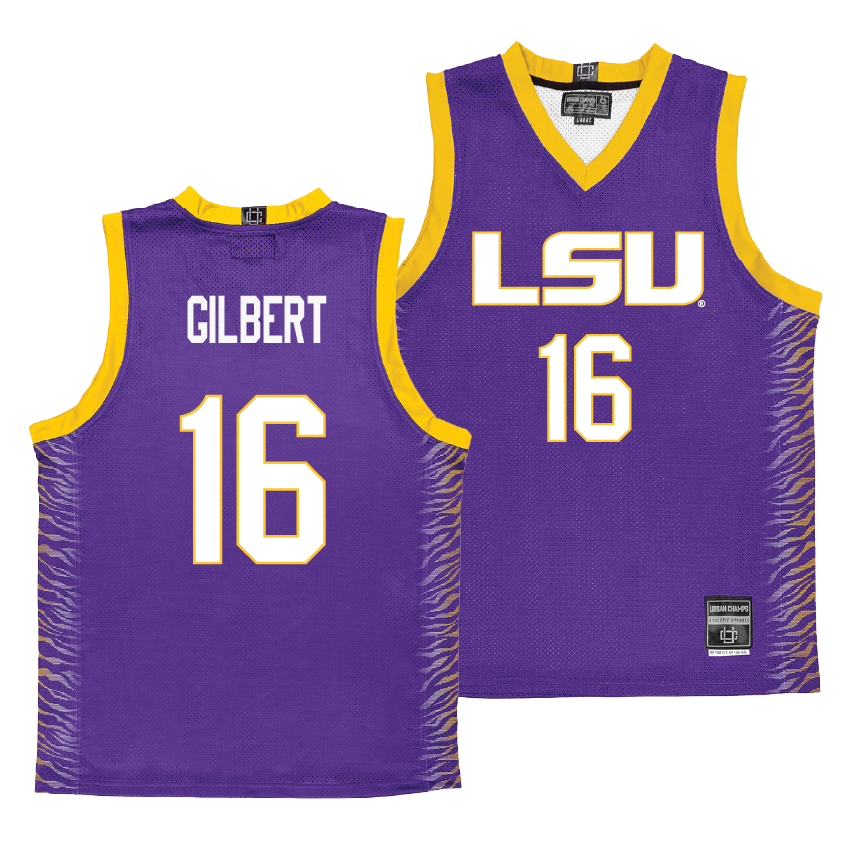 LSU Women's Basketball Purple Jersey  - Kailyn Gilbert