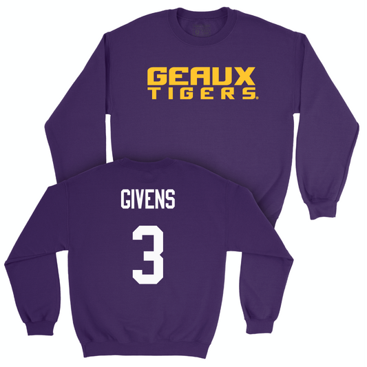 Men's Basketball Purple Geaux Crew  - Curtis Givens