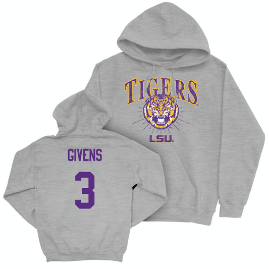 Men's Basketball Sport Grey Tigers Hoodie  - Curtis Givens