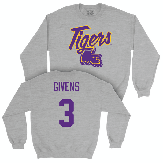 Men's Basketball Sport Grey Tigers State Crew  - Curtis Givens