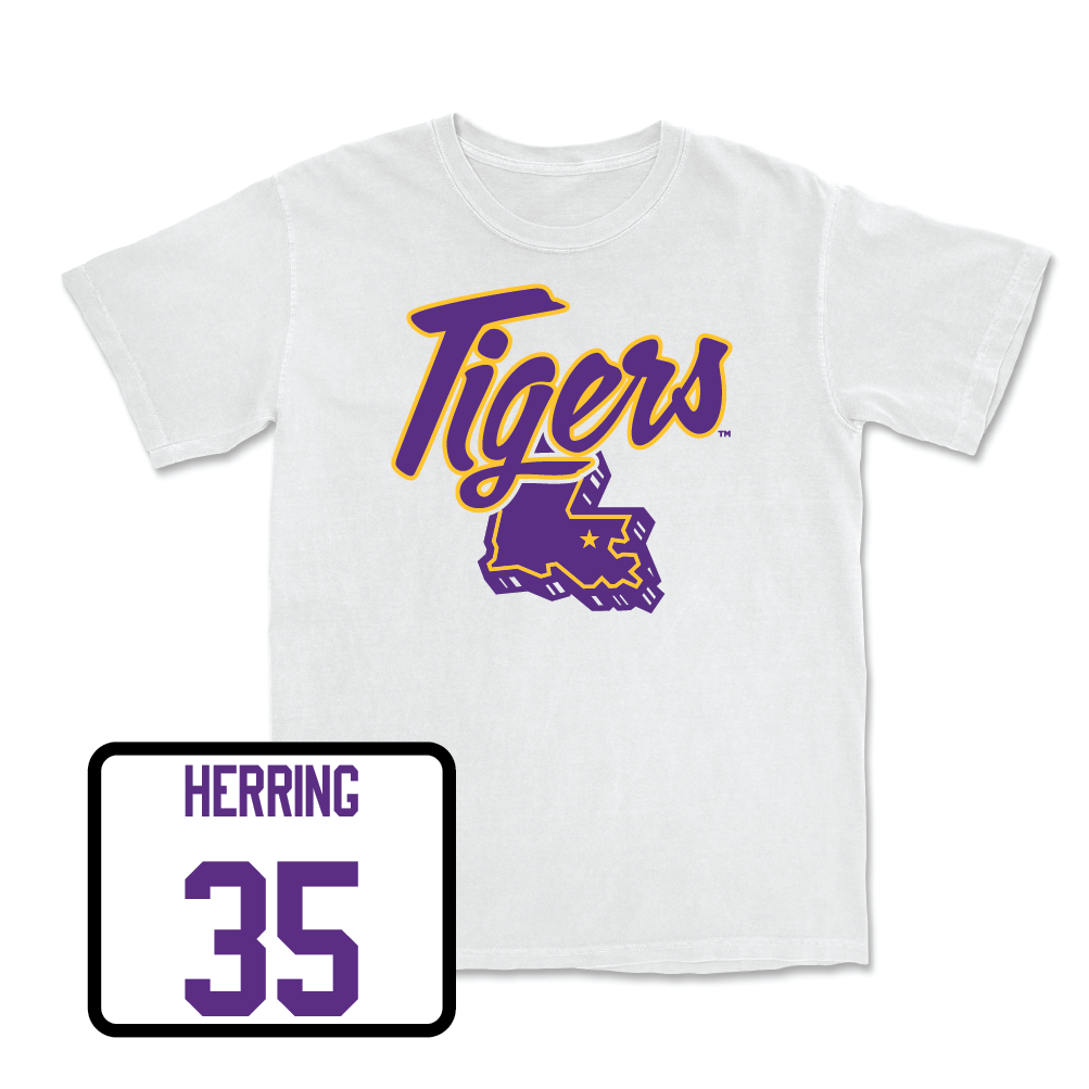 Baseball White Tiger State Tee - Griffin Herring