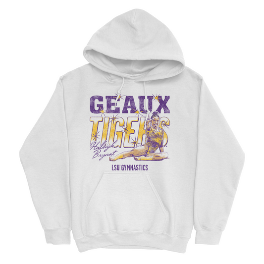 EXCLUSIVE RELEASE: Haleigh Bryant - Geaux Tigers White Hoodie