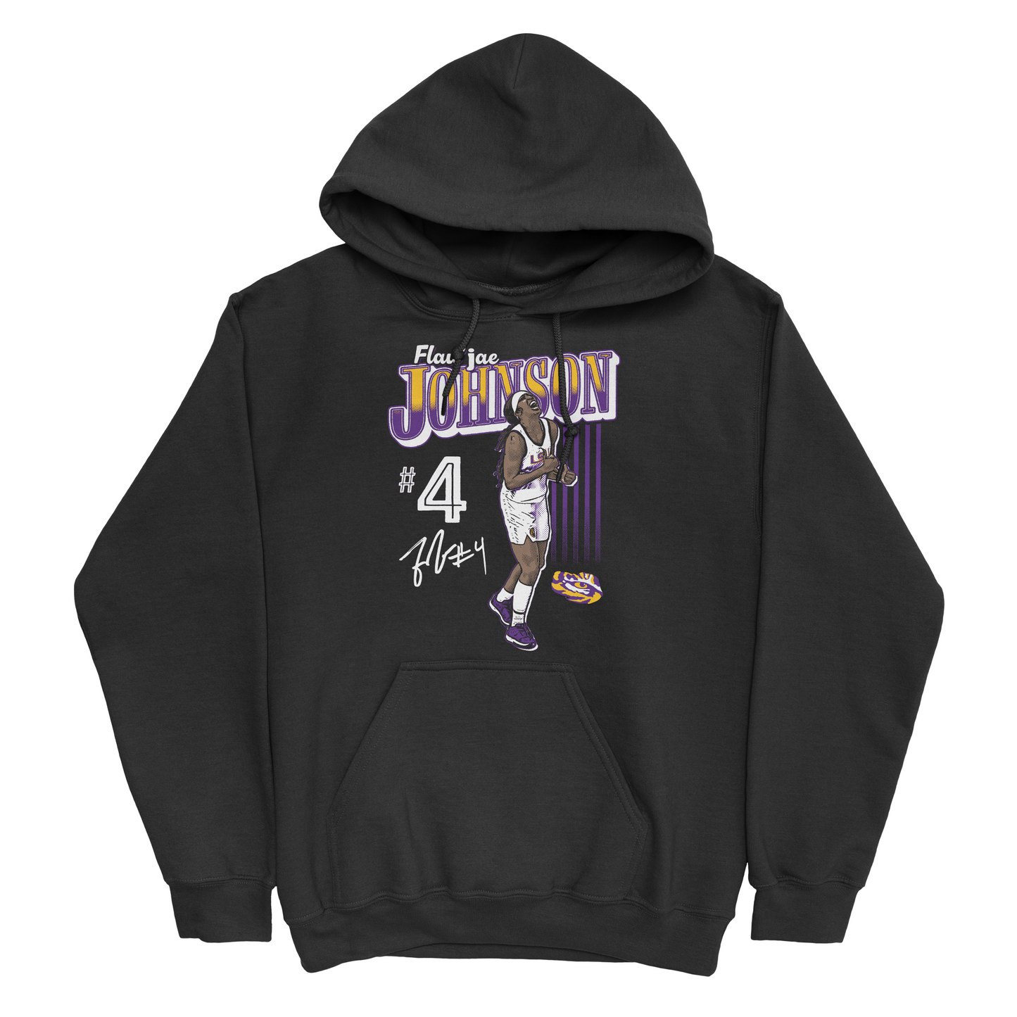 EXCLUSIVE RELEASE: Flau'jae Johnson Stripe Black Hoodie