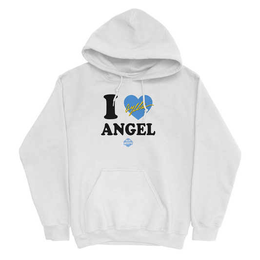 EXCLUSIVE RELEASE: Angel Reese I <3 Angel White Hoodie
