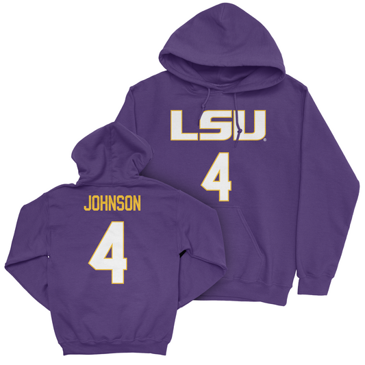 LSU Women's Basketball Purple Shirsey Hoodie - Flau'jae Johnson | #4