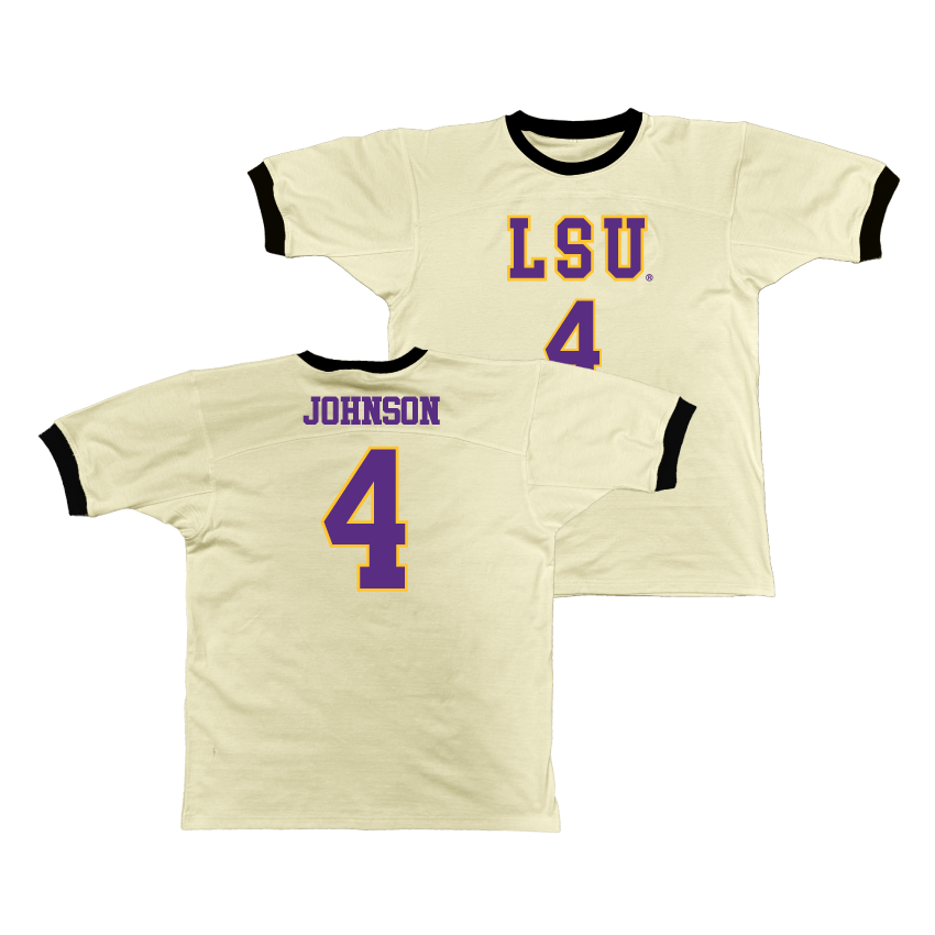 LSU Retro Ringer Tee - Flau'jae Johnson