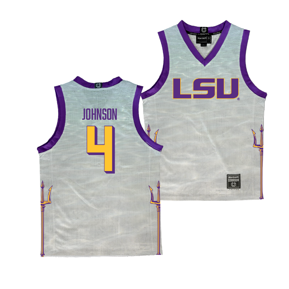 EXCLUSIVE: LSU Bahamas Women's Basketball Purple Jersey - Flau'jae Johnson