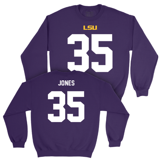 LSU Football Purple Shirsey Crew - Sai'vion Jones | #35